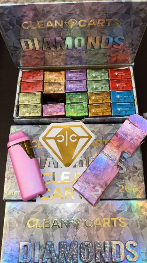 Clean Carts Liquid Diamonds​ are now available in stock online for affordable prices, buy clean carts liquid diamonds live resin​ online now.